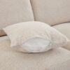 Sectional Sofa Modular U Shaped With Ottoman & USB Ports - Beige - Image 22