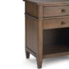 Carlton - Bedside Table - Rustic Natural Aged Brown - Image 7