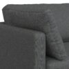 Ava - Mid Century Sofa With Ottoman Set - Dark Gray - Image 9