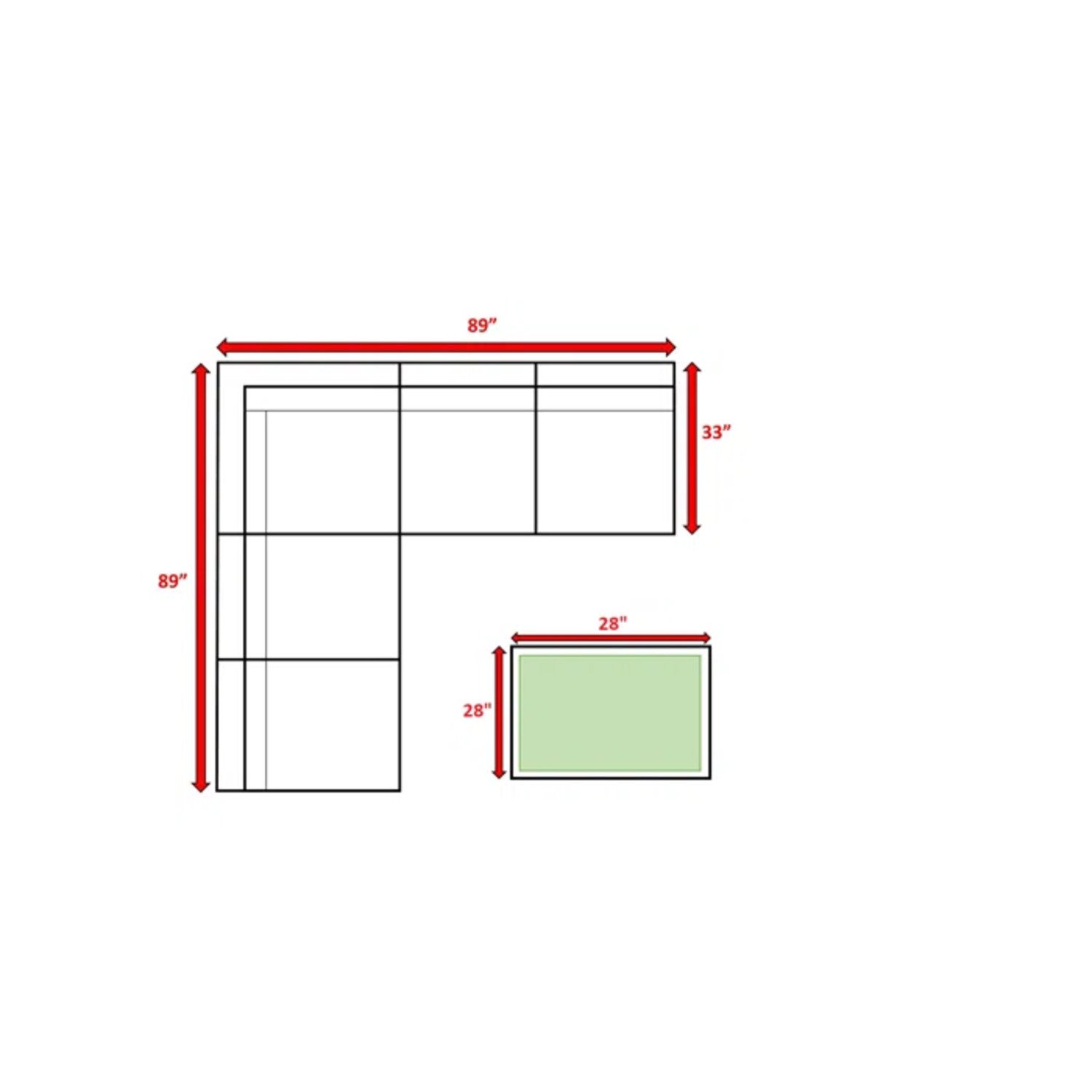 Outdoor Wicker Seating Set For 4 With Cushions And Glass Table - Gray - Image 3