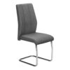 Dining Chair, Side Upholstered For Dining Room, Contemporary & Modern (Set of 2) - Gray - Image 2