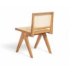 Chandigarh - Dining Room Chairs With Rattan And Solid Wood (Set of 2) - Natural - Image 8