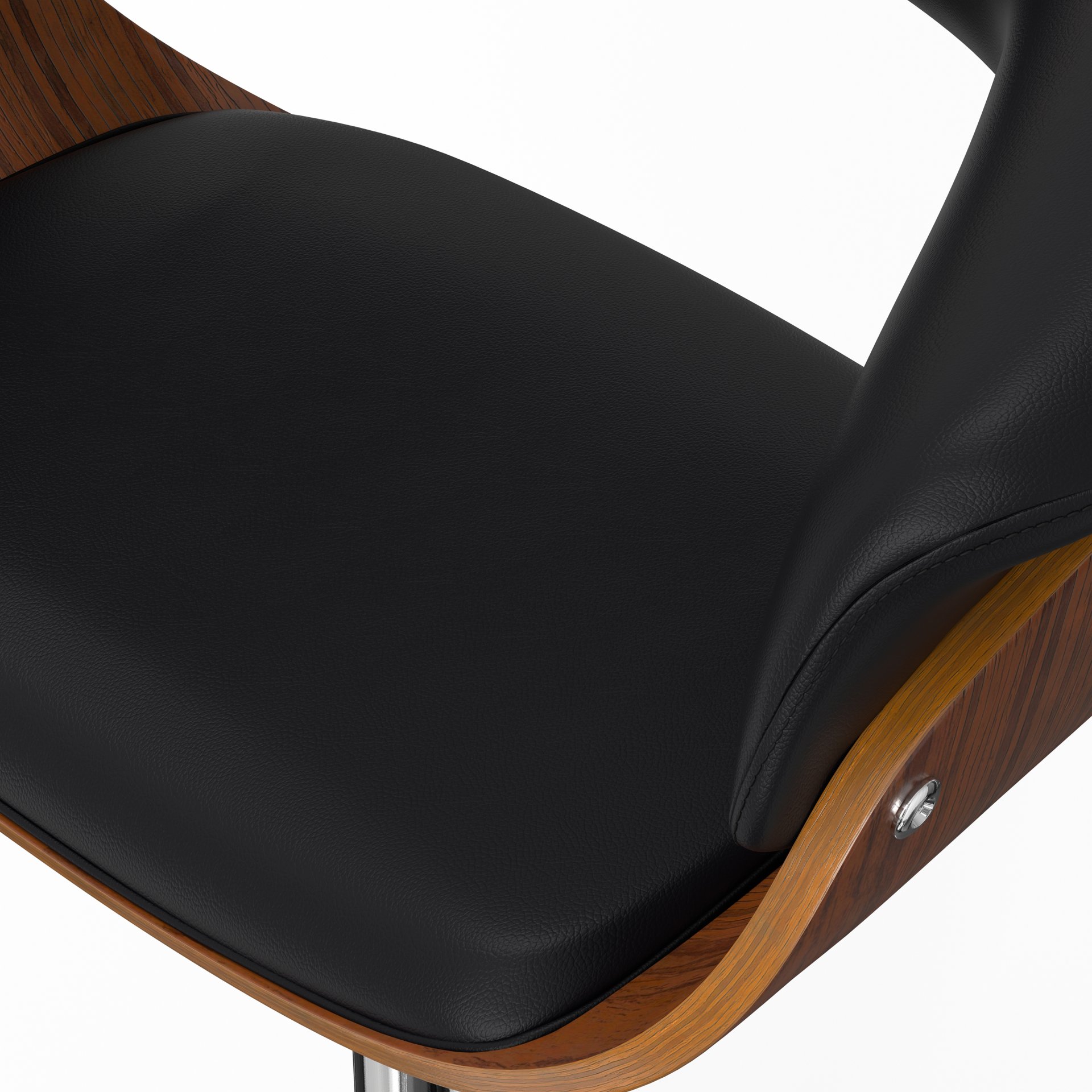 Sheldon - Adjustable Swivel Bar Stool - Black - Image 5