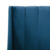 Aspen - Queen Vertical Tufted Modern Headboard Platform Bed Set - Satin Teal Blue - Image 12