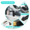 Smart LED Bathroom Faucet With Temperature Digital Display And Pull Down Sprayer - Matte Black - Image 4