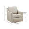 Bedford - Swivel Armchair - Natural - Image 3