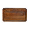 Curve Floating Bedside Table - Chestnut - Image 8