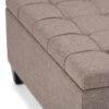 Harrison - Coffee Table Storage Ottoman - Fawn Brown - Image 4