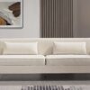 Aesthetic Sofas For Living Room, 3 Seater Couch With Classic Modern Appeal And Luxurious Soft Comfort - Beige - Image 11