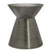 Drum Accent Side Table, Contemporary & Modern - Silver - Image 9