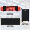 Storage Cabinet With Work Bench (15 Drawers & 2 Cabinets) - Red - Image 6