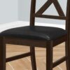 Dining Chair, Dining Room, Side, Comfortable Seating, Transitional (Set of 2) - Black - Image 2