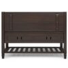 Connaught - Entryway Storage Bench With Shelf - Chestnut - Image 11