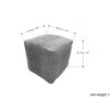 Delilah - Square Woven Pouf - Natural - Image 6