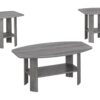 Table Set, Coffee, End, Side, Accent For Living Room (Set of 3) - Gray - Image 5