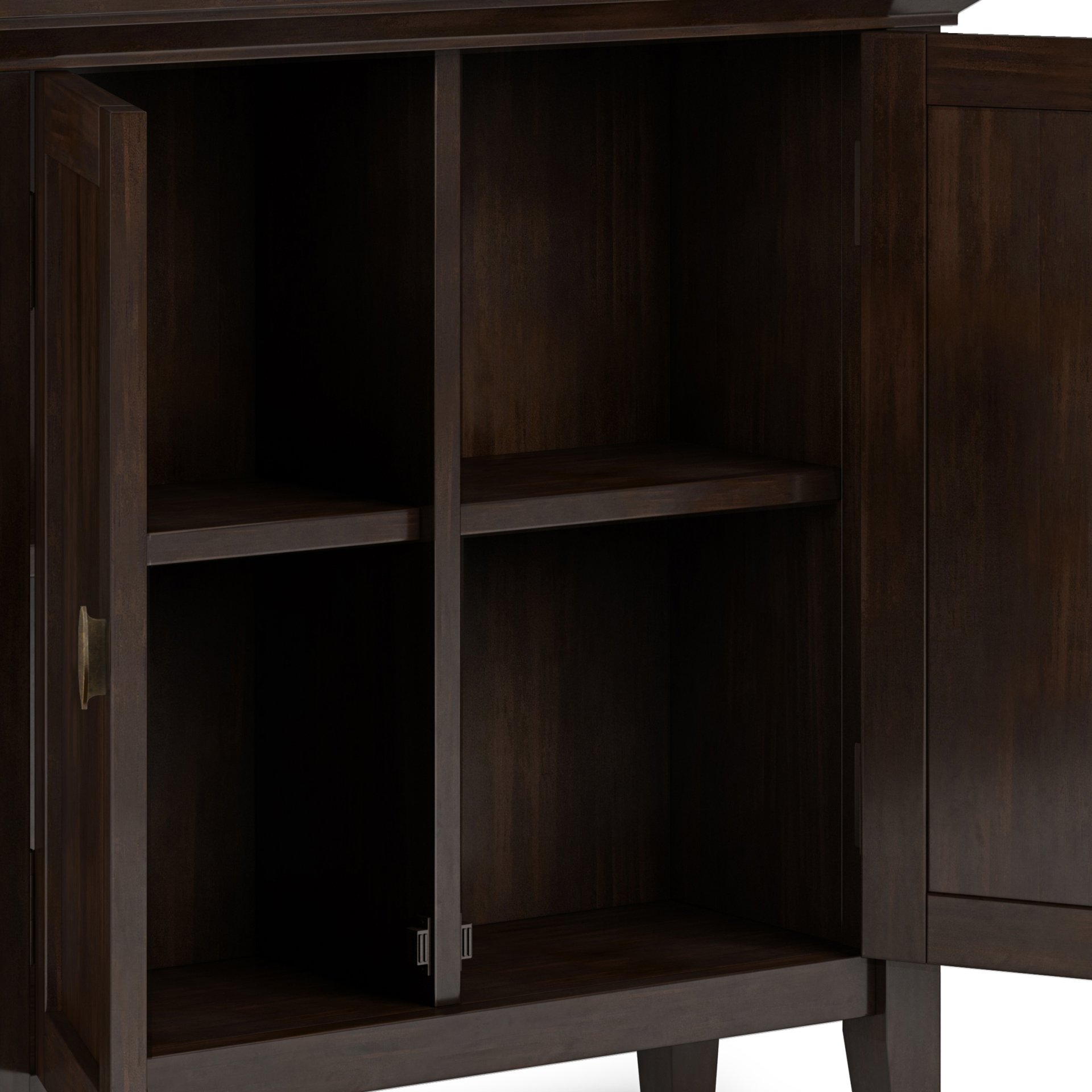 Redmond - Low Storage Cabinet - Brunette Brown - Image 3