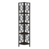 Bookshelf, Bookcase, Etagere, Corner, 4 Tier, For Office, Transitional - Espresso - Image 2