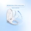 Smart Bidet Toilet Seat & Side Knob Adjustable Heated Seat With Water Temperature And Pressure Adjustment Portable Bidet - White - Image 2