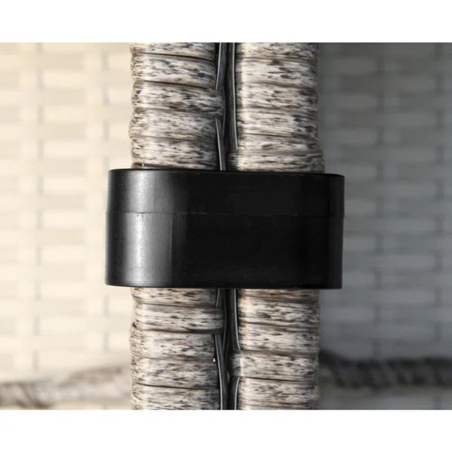 Outdoor Sectional Seating Set With Scratch Free Nylon Feet, Rust Proof - Gray - Image 5