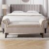 Kathy - Roll Arm Entryway Accent Bench - Sky Neutral Beige - Image 11