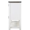 Mountina - 2 Drawer Server - Brown / White - Image 3