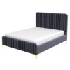 Bethany - Queen Upholstered Platform Bed - Gray - Image 9