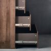 Liv - 4 Drawer Contemporary Wood Chest In With Soft Closing Drawers And Water Resistant - Brown - Image 4