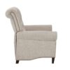 Aidan - Push Back Recliner Chair With Tufted Back And Nailhead Trim - Cream - Image 10