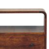 Curved Nordic Charm Console - Brown - Image 8