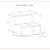 Rex - Center Sofa Module - Brown - Image 15