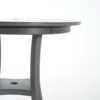 3 Piece Outdoor Dining Set, Round Patio Table With 2 Armless Chairs - Gray - Image 7