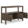 Lev - Console Table - Smoky Brown - Image 9