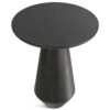 Gloria - Cast Aluminum Side Table - Black - Image 3