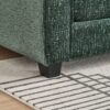 L Shaped Sectional Sofa With Movable Ottoman - Green - Image 14