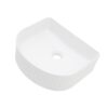 Vessel Bathroom Sink With Design - White - Image 8