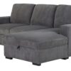 Melody - Sectional Sofa With Cushioning And 100% Fabric - Gray - Image 5