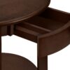 Accent Table, 2 Tier, Transitional - Espresso - Image 8