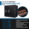 1.01 Cubic Ft Jewelry Safe V2 - Black - Image 8