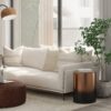 Curtis - Metal Cylinder Accent Table - Ombre Black / Copper - Image 6