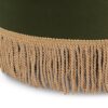 Yolanda - Round Upholstered Accent Ottoman - Olive Green - Image 4