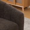 360° Swivel Pumpkin Shape Club Armchair - Charcoal - Image 10