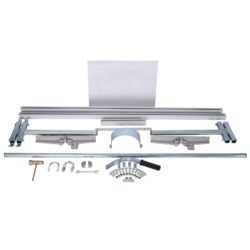 Portable Aluminum Steel Chainsaw Mill With Adjustable Planking Bar 14 To 48" - Silver