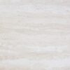 Accent Side Table, Storage Drawer, Marble Look - Beige - Image 4