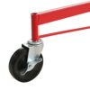 Red Carbon Steel Drywall Lift 11' Panel Hoist With Rolling Caster And Lockable Tool Jack - Red - Image 11