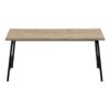 Table, Rectangular, Contemporary And Stylish - Taupe - Image 2