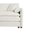 Oversized Recliner Chair With Movable Ottoman, Soft Chenille Upholstered Lounge Chair - Beige - Image 13
