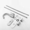 Bathroom Faucet Single Hole Single Handle - Brushed Nickel - Image 7