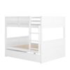 Full Over Full Bunk Bed With Twin Size Trundle - White - Image 8