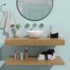 Circular Vessel Bathroom Sink 13" X 13" - White - Image 5