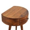 Semi Circle Nightstand - Chestnut - Image 9